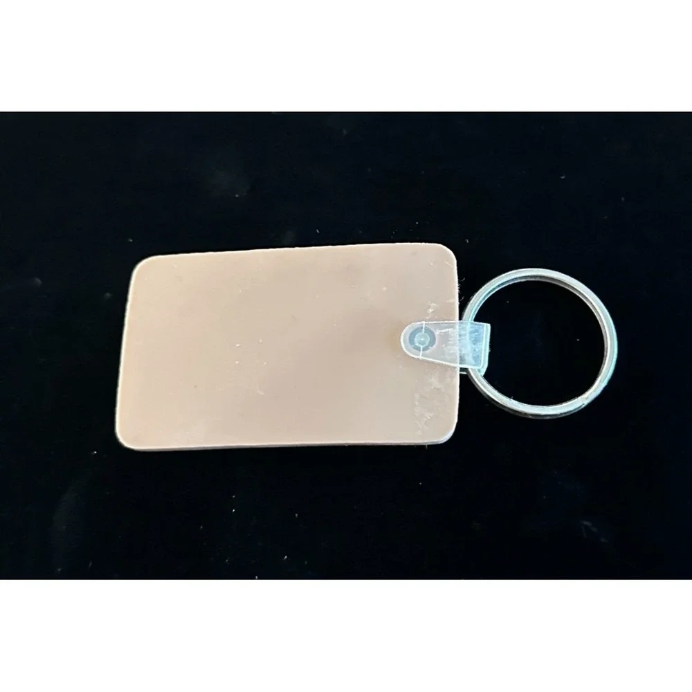 Vintage Wrangler‎ Jeans Rubber Keychain Back Pocket Design Key Ring